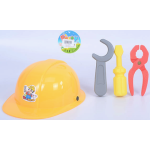 Construction Helmet with Tools